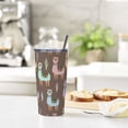 thumbnail image 2 of Llama Llama 20oz Stainless Steel Tumbler with Lid & Straw - Double-Walled Insulated Travel Mug for Coffee, Tea, Water, Wine - Perfect Gift for Women, 2 of 6