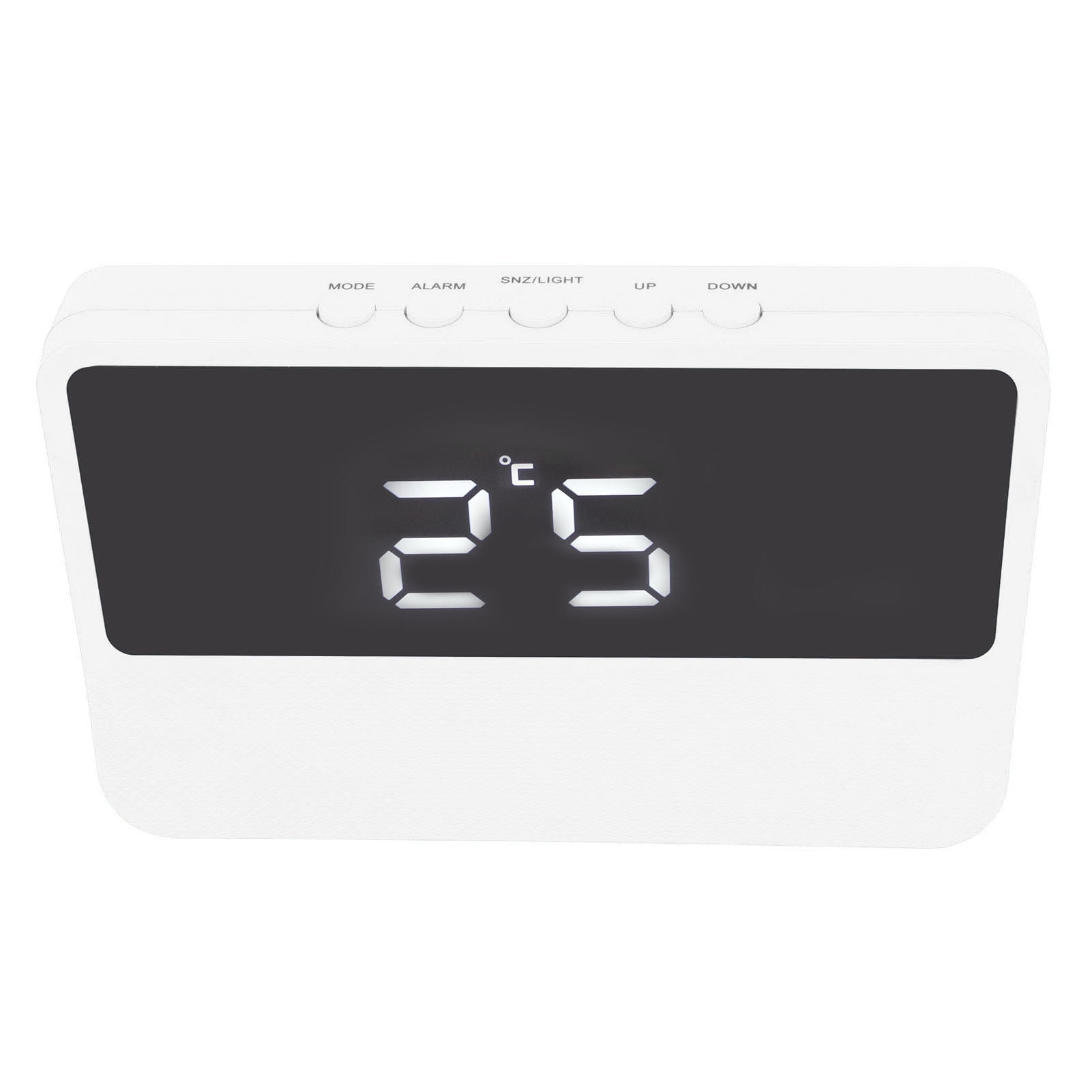 LED Digital Alarm Clock, Mirror LED Electric Alarm Clock High