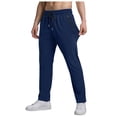 thumbnail image 4 of kamemir Chinos Pants Men Pants Mens Men's Stretch Taper Leg Regular Fit Cargo Pant(Navy,S), 4 of 6
