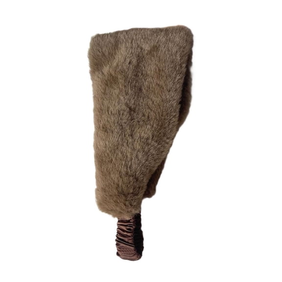 Giaone Unisex Wide Elastic Headbands Faux Furs Lined Windproof Winter Hair Accessory