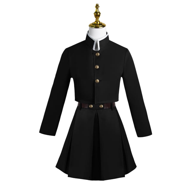Disfraz de juego de rol con pantalones largos negros y azules y estilo cambiante cos costume