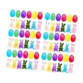 thumbnail image 3 of Huevos de Pascua con animales de peluche Decoración ideal Regalo ideal Rellers de altavoces de canasta de bricolaje para niños Festival de cumpleaños 36 set, 3 of 8