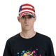 thumbnail image 4 of Fotbe American Astronaut Runs Forward Gorro Clásico de Béisbol, Gorra Ajustable con Broche Snapback, Gorro de Exterior de Algodón Suave, 4 of 6