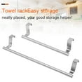 thumbnail image 4 of Gumesh Stainless Steel Over Door Towel Rack Bar Holders- Hanging Towel Rack/rag Hanger/cabinet Door Back Towel Bar 4 Colors Size Home Improvement, 4 of 4