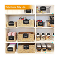 thumbnail image 4 of ckepdyeh 24PCS Basket Labels, Premium Bin Basket Labels Clip On, Pantry Basket Labels Tags for Storage Bins Fabric Squares, 4 of 8