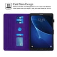 thumbnail image 3 of Artyond Case for Galaxy Tab A 10.1 2016 T580, PU Leather Card Slots Multi-Angle Stand Folio Cover with Auto Sleep/Wake Case for Samsung Galaxy Tab A 10.1 Inch 2016 (SM-T580/T585/T587), Purple, 3 of 8