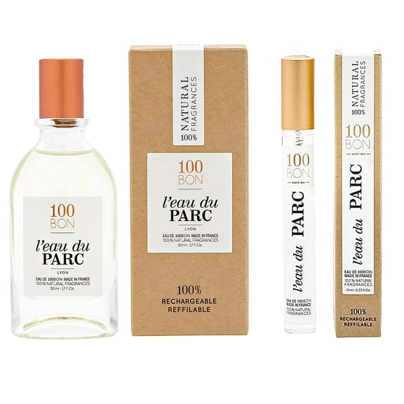 100BON L'Eau Du Parc 1.7 Oz Eau De Parfum Spray, Citrus-Woody Scent, 2-Piece