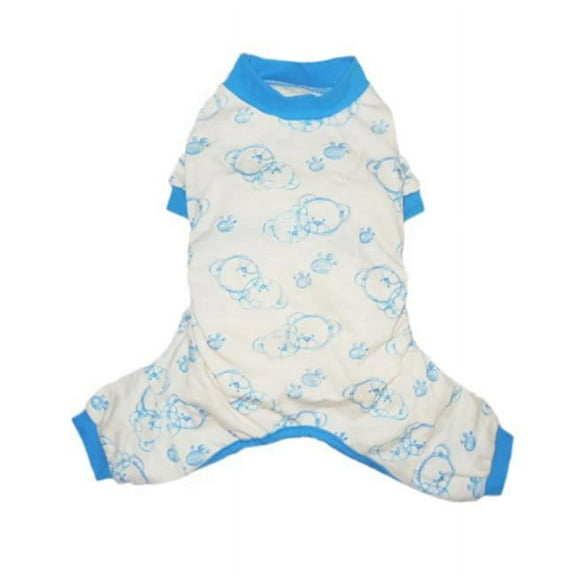 Pooch Outfitters Milo Pajama - Blue - Medium