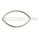 thumbnail image 1 of Pinza de horquilla delicada Hugo pasador de agarre deslizante ovalada Plata, 1 of 7