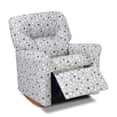 thumbnail image 2 of Dozydotes Contemporary Rocker Recliner Free Dots French Grey, 2 of 2