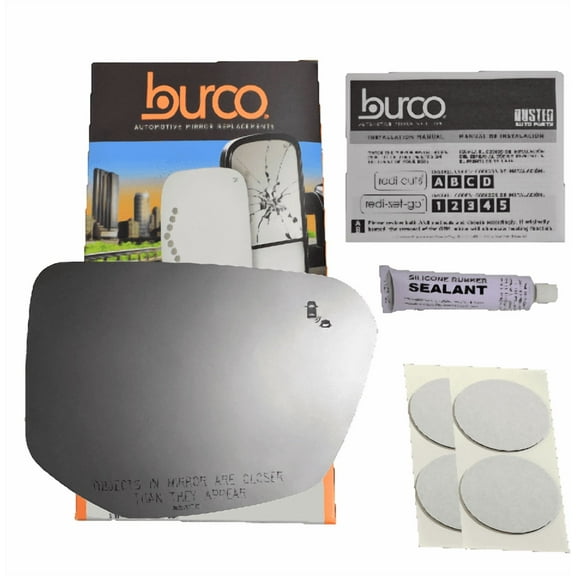 5703B Compatible with 21-22 Honda Insight Right Passenger Side Mirror Glass with Blind Spot Detection and Silicone Adhesive