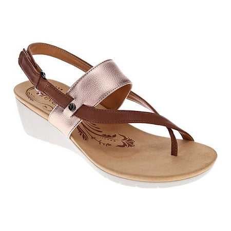 

Women s Revere Comfort Shoes Honolulu Slingback Wedge Sandal