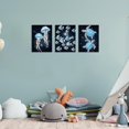 thumbnail image 2 of Hieng Ocean Sea Life Wall Art Jellyfish Tropical Fish and Sea Turtles Pictures Modern Bathroom Nautical Decor Unframed, 2 of 6
