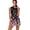 Cherry Blossom Floral, variant on Colorful Floral Women's Golf Tennis Dress Lightweight Collar Workout Dress Half-Zip Sleeveless Active Workout Dresses Sport Activewear, Size M
