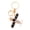 Black, variant on Sparkling Airplane Keychain for Women Girls Cute Rhinestone Airplane Keyring Pendant Handbag Purse Charm for Bag Wallet