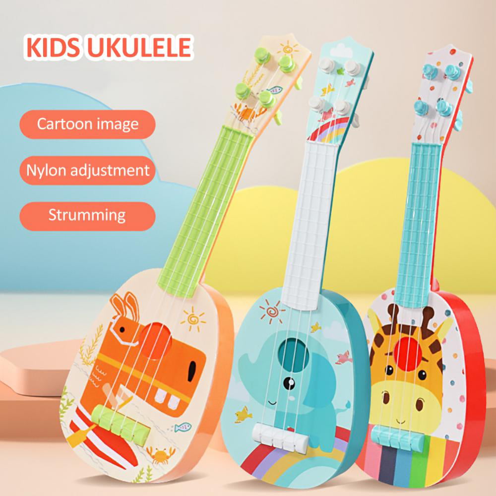 Yellow Childrens Music Toy Musical Instruments Ukulele Animal Doll Guitar Toys Boys and Girls