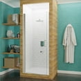 thumbnail image 5 of ANZZI Frameless Glass Shower Door Lancer Series, Semi-Hinged 72 in. H x 23.4 in. W Brushed Nickel, 5 of 11