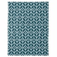 thumbnail image 7 of Abstract Leaf Flannel Blanket for Bed,Travel and Camping, Art Abstract Geometric Teal Leaves Plant Shape Super Soft Cozy Blanket for All Seasons 40"x50", 7 of 7
