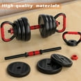 thumbnail image 5 of Nanly Adjustable Dumbbell Set, 4-in-1 Free Weight Set with Connector, Weight Dumbbell Set with Dumbbells, Barbells, Kettlebells, Push-Up Bars for Full Body Workout & Muscle Toning, 5 of 9