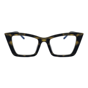 TWELVE Blue Light Blocking Glasses - UV & Bluelight Filtering, Anti-Glare, for Computer and Gaming, Reduce Digital Eye Strain, Non-Prescription, Trendy Cat-Eye Frame, Tortoise - Vivian Collection