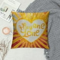 thumbnail image 2 of Yellow Bedroom Decor Sun You Are My Summer Throw Pillow Covers,Boho Sun Kids Room Decor Heart Lumber Decorative Pillow Case, Behemian Pillowcase, 2 of 5