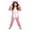 Pink, variant on BRGZLK Girls Fleece Jumpsuits Kids Hooded Rompers Costume Fuzzy Cute Onesie Fall Winter Cozy Zipper Playsuit Jumper with Cat Ears Navy 9-10 Years