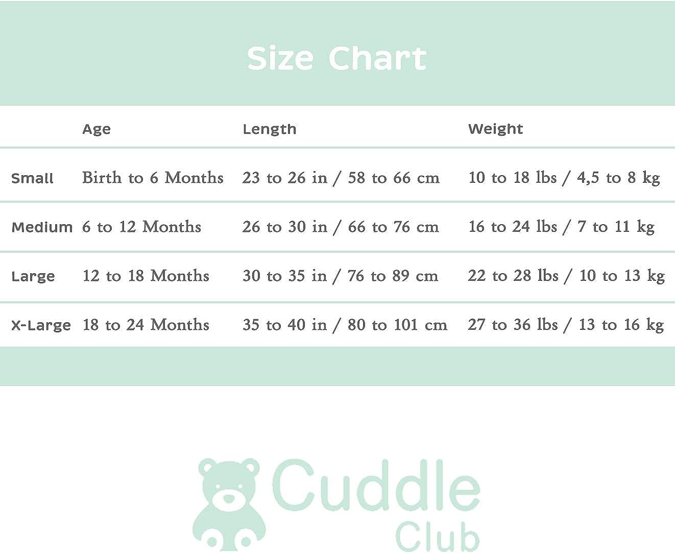 Cuddle Club Fleece Sleep Sack Swaddle Blanket Baby Sleeping Bag, Bear Caterpillar Large