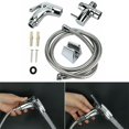 thumbnail image 2 of YOPTOP Shower Head Douche Bidet Toilet Spray Hand Held Jet Shattaf Kit Chrome  Diverter, 2 of 6