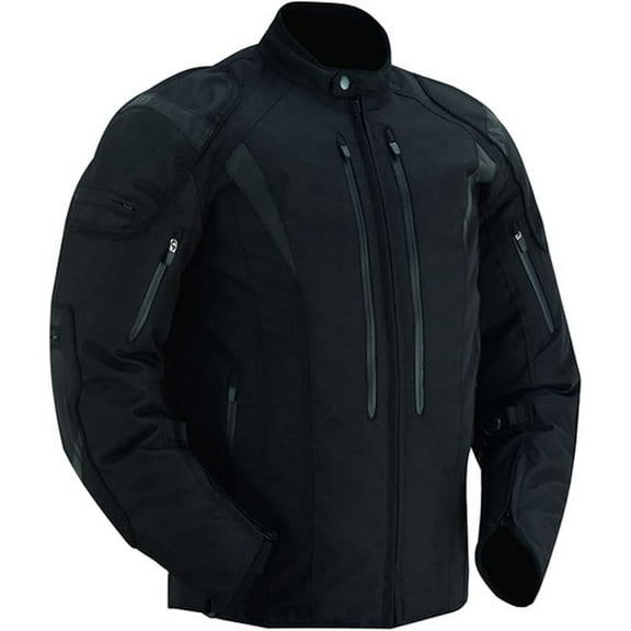 Daniel Smart Mesh Motorcycle Jackets for Men All Season Sporty Mesh Riding Jacket with Mandarin collar & Maximum Airflow