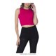 thumbnail image 1 of Top Quarry Talla CH Tejido Cuello Redondo Sin Mangas Liso Rosa, 1 of 4