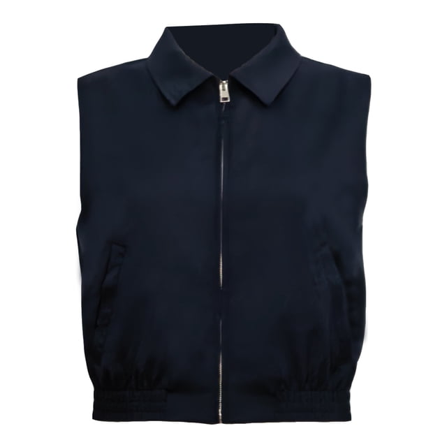Chaleco George para Mujer, Cuello Camisero Marino Talla G