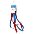 thumbnail image 1 of Dsscvnef Christmas Windpipe Flag Xmas Windsock Pendant Xmas Wind Streamer Xmas Hanging Flags Unique Windsocks Wind Sock Outdoor Signs Outdoor Windsock Cloth Windproof, 1 of 3