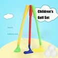 thumbnail image 3 of HJQEQVD Golf Clubs Children Plastic Toys Leisure Sports Mini Golf Club Set Indoor and Outdoor Golf Toys for Boys and Girls Aged 1-5 Years Old, 3 of 8
