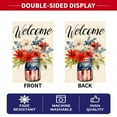 thumbnail image 4 of RoamHome Independence Day Garden Flag - Double-Sided Patriotic Outdoor Home Decoration for Courtyard & Terrace - Durable 18x12in Flag with Sleeve Mount for Easy Setup, 4 of 6