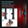 thumbnail image 3 of Usb Rechargeable Bike Light, Front Bike Light Bike Light, 4 Modes Rechargeable Powerful Waterproof Shockproof Led Bike Light --, 3 of 4