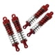 thumbnail image 2 of RC Metal Automóviles Amortiguador 4x desmontable Decorativo Dimático Modificado Accesorios Reemplazo de piezas para WPL C14 C14K rojo 1:12 escala Vogacara FN000894-03, 2 of 6