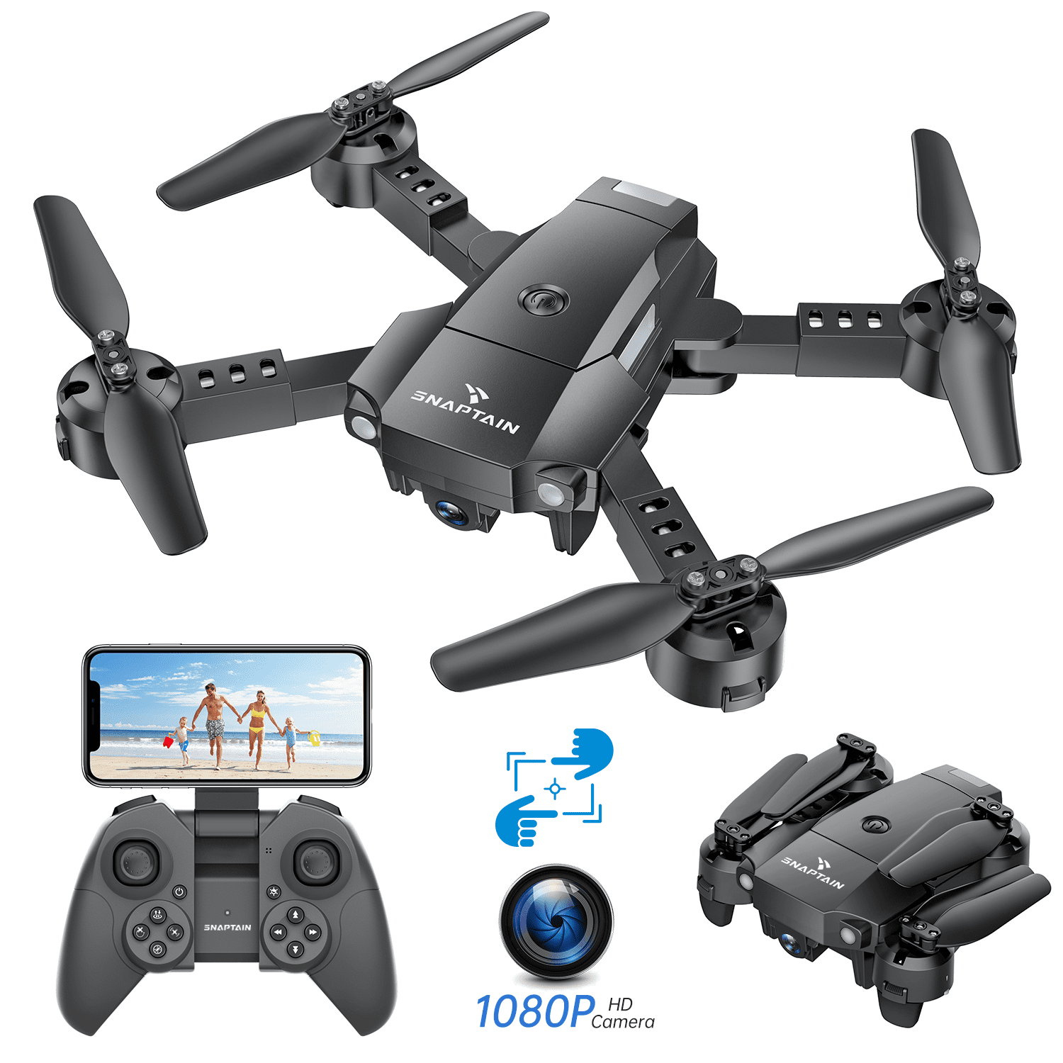 tech rc Mini Drone HD Camera FPV Live Video 6-Axis Gyro Quadcopter 