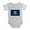 Heather Gray, variant on CafePress - Idaho State Flag - Cute Infant Baby Football Bodysuit