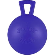 Jolly Pets Tug N Toss Rubber Treat Dispensing Interactive Toy Mini Blue 3 inch