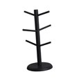 thumbnail image 2 of Soporte para presentación de joyería, estante para almacenamiento de joyas, portavasos de café, estante de mesa de madera para gabinete de cafetería y Negro, 2 of 9