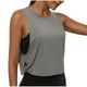 thumbnail image 3 of Tops de encaje para mujer,Blusa informal sin mangas con lentejuelas para mujer, cuello redondo, para yoga, ligera y suave, lavable a mano, sopatenor, 3 of 9