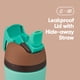 thumbnail image 2 of Botella de agua Owala Kids con aislamiento plegable, 400 ml, acero inoxidable, 2 of 5
