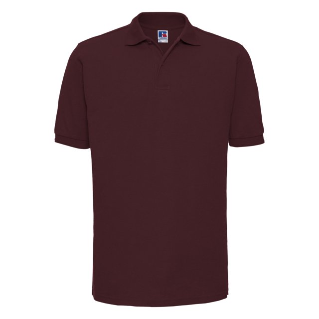 Russell Polo à Manches Courtes Col et Poignets Ondulés pour Hommes
