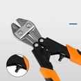 thumbnail image 4 of THHEIC Mini Bolt Cutter 8-inch, Spring Loaded Heavy Duty Wire and Cable Cutter with Anti-slip Handle, Small Bolt Snips Clippers for DIY and Repair, 4 of 8