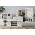 thumbnail image 3 of Ameriwood Home Knox County Entryway Bench with Hall Tree, Rustic White, 3 of 9