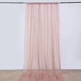 thumbnail image 4 of Balsa Circle Dusty Rose 30 feet Premium Sheer Voile Ceiling Draping Panel Wedding Party Decorations, 4 of 8