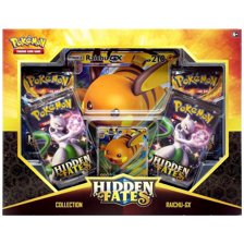 Pokemon SM11.5 Hidden Fates Gx Tin- Gyardos 1 of 3 Foil Pokémon-GX Cards 4 Booster Pack