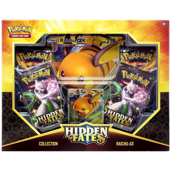 Pokemon Hidden Fates Raichu-GX Collection Box