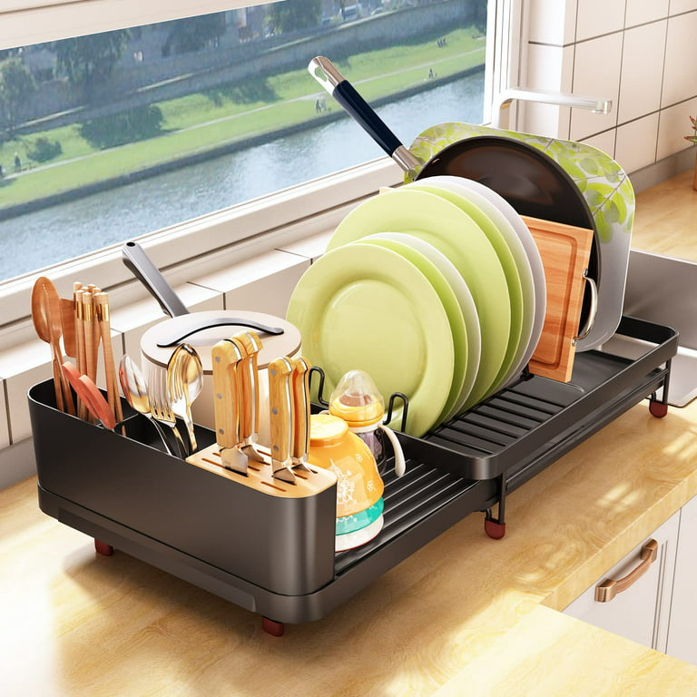 Drainer Rack Dish Drying Rack Multifunctional Dish Drainer Drying Holder  Rack Stainless Steel Drainer Tray For Kitchen Ware Dish Rack for Kitchen