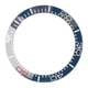 thumbnail image 2 of Anillo de bisel de reloj de cerámica, piezas de repuesto de inserción de bisel de reloj de 38mm, accesorio para relojero, Base azul, dígitos rojos, 2 of 5